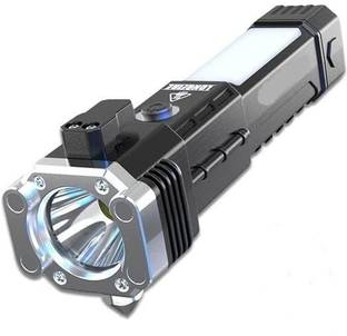 MZ S007 Window Glass and Seat Belt Cutter 4 Modes for Car Camping Outdoor Torch 5hr 5 hrs Torch Emergency Light
