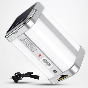 Make Ur Wish Home Solar Emergency Light 4 Side Tube with Solar Extra Bright Light 7 hrs 7 hrs Lantern Emergency Light
