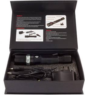 ASTOUND Heavy Duty 3W LED Rechargeable Flashlight +18650+Charger 3 hrs Torch Emergency Light