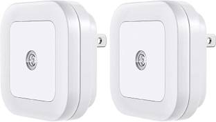 GIANT IMPEX Led Light Night Lamp with 0.5W Automatic Sensor (pack of 2), 6 hrs Bulb Emergency Light