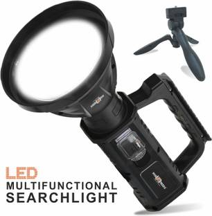 Pick Ur Needs Super Bright LED 100W Rechargeable Torch – 4 Modes,Dual Light Source, Waterproof 5 hrs Torch Emergency Light