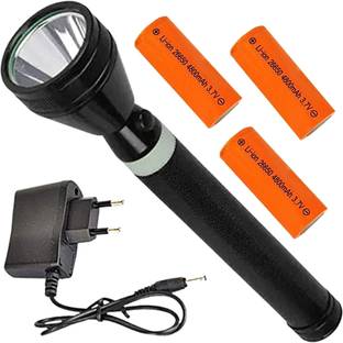 Small Sun Rechargeable LED Flashlight High Power 3 Modes Torch Light 12 hrs Torch Emergency Light