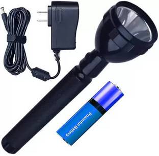BloomiFy High Power Rechargeable Dul Mood's LED Torch Flashlight 8 hrs Torch Emergency Light