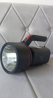 Sai 350 High Watt LED With 3 Km Long Range,4 Modes & Jumbo Strong Heavy Weight Torch 15 hrs Torch Emergency Light