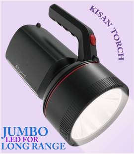 shoptric 4 km long range laser super bright 4 mode jumbo blinker led kisan torch light 24 hrs Torch Emergency Light