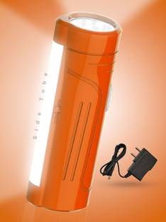 Daily Needs Shop Emergency Rechargeable 25W LED Torch Mini Pocket Flashlight With Side Tube Light 3 hrs Torch Emergency Light