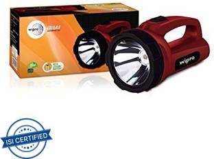 Wipro CL0005 Emerald LED Rechargeable 2.5 hrs Torch Emergency Light Torch