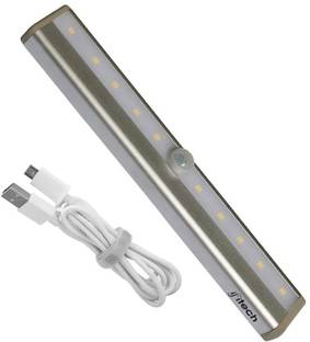 IFITech Rechargeable Motion Sensor 10 LED Night Lamp- (Warm White) Motion Sensor Light
