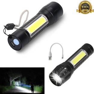 Small Sun 100% Best Quality Rechargeable Heavy Duty 3 Modes Long Lasting small FlashLight 3 hrs Torch Emergency Light