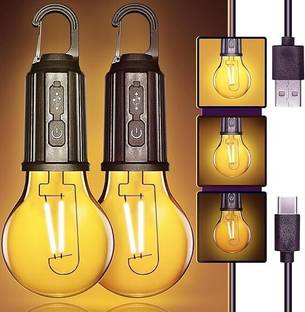 FIRSTLIKE Camping Light Clip LED Bulb Dimmable Rechargeable Emergency Bulb Househould 4 hrs Bulb Emergency Light