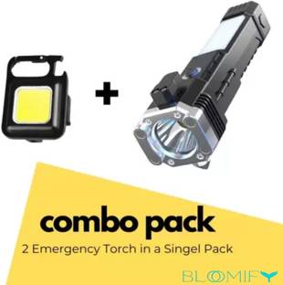 BloomiFy Window Glass Break & Seat Belt Cutter & Emergency Light Combo light 5 hrs Torch Emergency Light