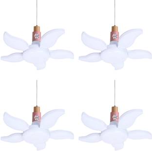 Pick Ur Needs Foldable Light Fan Led Blade Bulb Super Bright Angle Adjustable Home Pack of 4 Ceiling Lamp