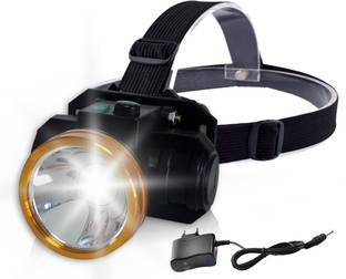 Make Ur Wish Laser 35Watt Rechargeable Head Torch with Lithium-ion Battery for Farmers, Fishing, Camping, Hiking, Cycling, Running 8 hrs Lantern Emergency Light