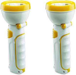 BAJAJ 1.2W HYPERION TORCH WHITE PACK OF-02 4 hrs Torch Emergency Light