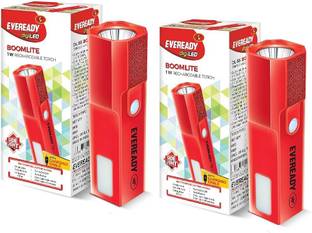 EVEREADY DL 85 Pack of Two 2 hrs Torch Emergency Light