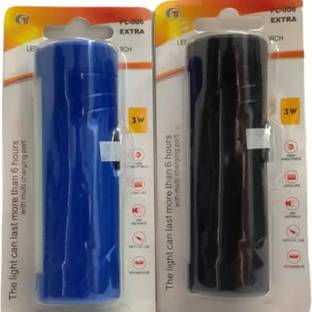 Stylopunk Mini Pocket Light Long Range torch with Android Charging Combo Pack 01 10 hrs Torch Emergency Light