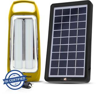 Pick Ur Needs Rechargeable 2 Tube LED Lantern Lamp Home Emergency Light with Solar Panel 8 hrs Lantern Emergency Light