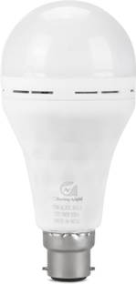 Glowing Night Rechargeable LED, Energy Saving, Long Life, 12W Perfect During Power Failure 4 hrs Bulb Emergency Light