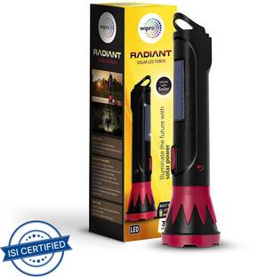 Wipro 3W Radiant Solar LED 5 hrs Torch Emergency Light