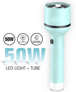 Dazzel Flex Rechargeable Emergency Torch Light With 4 Multiple Mode Light Type C Fast Charge 4 hrs Torch Emergency Light