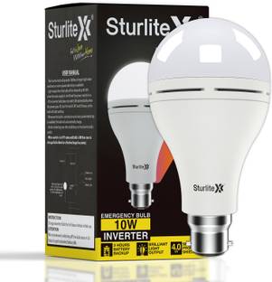 Sturlite Inverter 10W LED Rechargeable|3Hrs Battery Backup - (Pack of 1) 3 hrs Bulb Emergency Light
