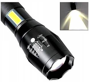 NKL Metal High quality LED Flashlight ,Super Bright ,Waterproof 3 Light Modes 85 6 hrs Torch Emergency Light