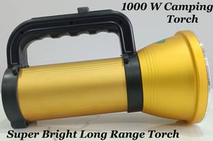 MitSales 1000 W kisan Torch With 3 Km Long Range,3 Modes & Water Proof 10 hrs Torch Emergency Light