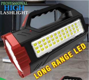 shoptric 2 km long range with 2 mode 280w jumbo high brightness rechargeable torch light 6 hrs Torch Emergency Light