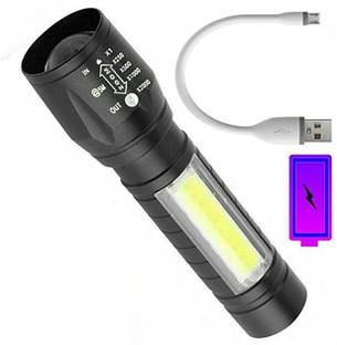 NKL Metal High quality LED Flashlight ,Super Bright ,Waterproof 3 Light Modes 210 6 hrs Torch Emergency Light