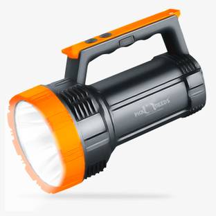 Pick Ur Needs Rechargeable Long Range Search Torch with Multi-Functional (Lithium) 1 Km 10 hrs Torch Emergency Light