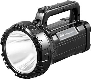 DP Gold Rechargeable Hanlde Search Light With HIgh Brightnes 7 hrs Torch Emergency Light