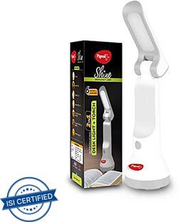 Pigeon Shine 2 in one desk and (White) 10 hrs Torch Emergency Light