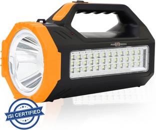 Pick Ur Needs Rechargeable Bright Led Torch Light Laser Long Range High Power Search Light Kisan Rechargable with 36 Led Side Emergency Lights 8 hrs Torch Emergency Light