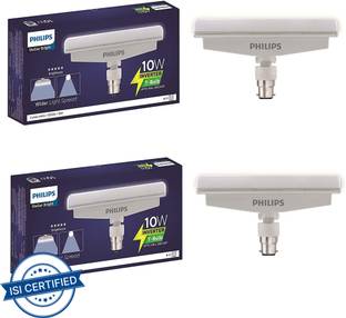 PHILIPS 10w b22 white emergency t-bulb pack of-02 4 hrs Bulb Emergency Light