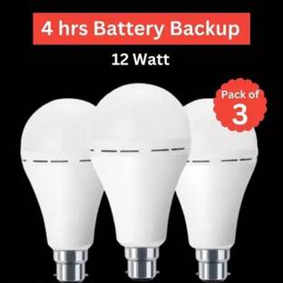 ONIEXO Long-Lasting Battery Bulb | Rechargeable Emergency Bulb for Power Cuts | Backup 4 hrs Bulb Emergency Light