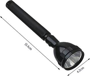 GALLAXY New Rechargeable Heavy Duty LED 2 Modes Super high power flashlight 3 hrs Torch Emergency Light