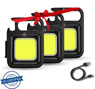 Pick Ur Needs Multifunction Keychain LED Torch Light with Bottle Opener Mini COB 500 lumens 6 hrs Lantern Emergency Light