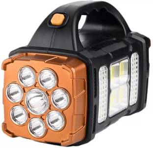 ECOSKY MULTIFUNCTION SOLAR WATERPROOF FLASHLIGHT WITH USB CHARGING,8 BULB LED & COB 5 hrs Torch Emergency Light