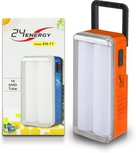 24 ENERGY Rechargeable 2 Tube Emergency Floor Lantern Lamp Light 4 hrs Flood Lamp Emergency Light