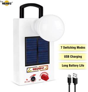 Eye Bhaskar 12 LED Solar Bulb With Charge Rechargeable 4 hrs Lantern Emergency Light