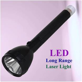 shoptric long range aluminum reflector high brightness 4 mode rechargeable torch light 10 hrs Torch Emergency Light