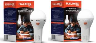 HALONIX 5W PORTABLE WHITE EME BULB PACK OF-02 4 hrs Bulb Emergency Light