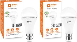 Orient Electric Emergency Lamp 12W (2 hr)- Pack of 2 2 hrs Bulb Emergency Light