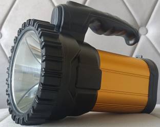 Sai 350 W Jumbo Strong Aluminium Body Torch With 3 Km Long Range,3 Modes 8 hrs Torch Emergency Light