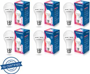 Crompton LED12WDFINVNB4DCDL_Pack of 6 3.5 hrs Bulb Emergency Light