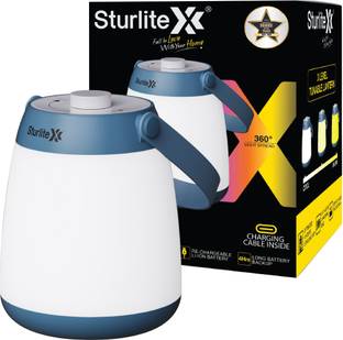Sturlite Dom 6 Watt Rechargeable|8 Hrs Charging Time 4 hrs Lantern Emergency Light