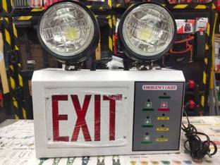 Signved Emergency Exit Light, Exit Sign, 32 * 32 * 8 CM, Red and Green Color Emergency Sign