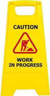SOLACE HYGIENE Work in Progress Safety Sign Board for Construction,Cleaning & Maintenance Areas Emergency Sign