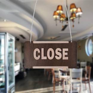 Zumie OPEN CLOSE SIGN BORD Emergency Sign