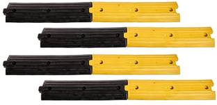 Kunplast Plastic Rumblers Safety Speed Breaker Size-500x125x25 MM, Set of 4 meters Emergency Sign